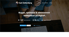 Desktop Screenshot of carlzetterberg.se